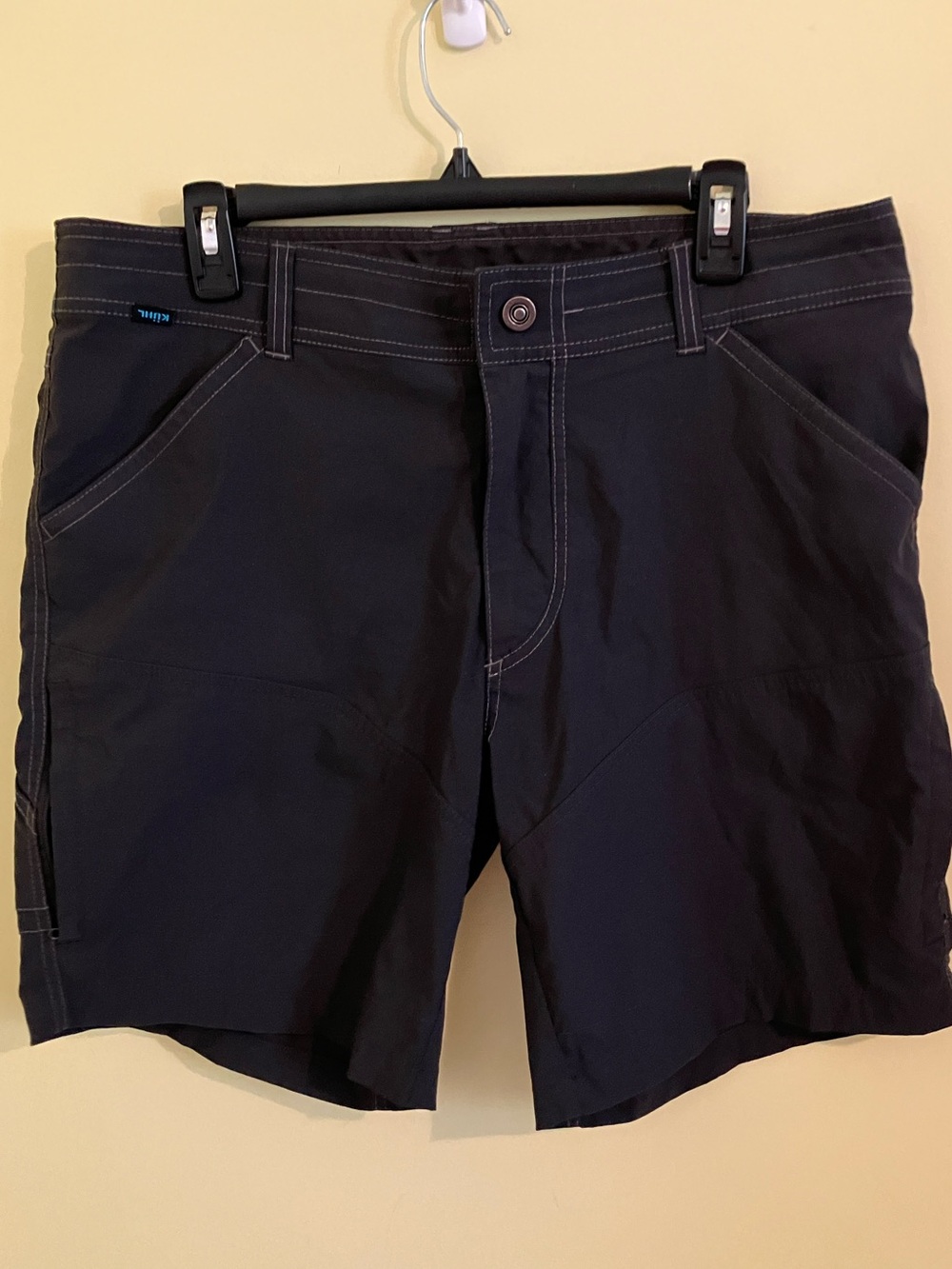 KUHL Renegade Shorts Mens Size 36 Dark gray Cargo Stretch Hiking Outdoor